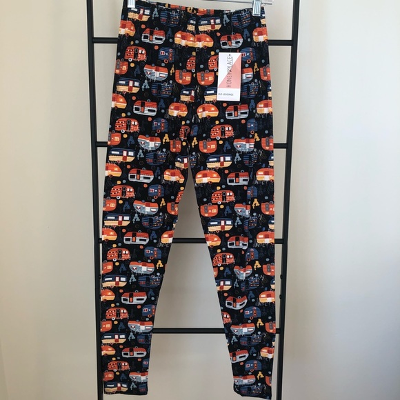 NWT Honey and Lace OS leggings w camper graphic - Picture 1 of 4